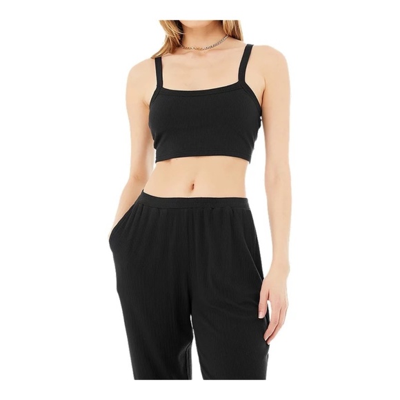 ALO Yoga Other - Alo Yoga Cropped Ribbed Whisper Bra Tank NEW